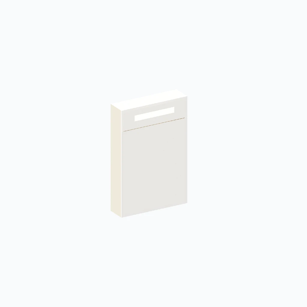 Eumar 5th Avenue vannitoapeegel vannitoakapp F50 (magnolia, glossy) (280-013-82)