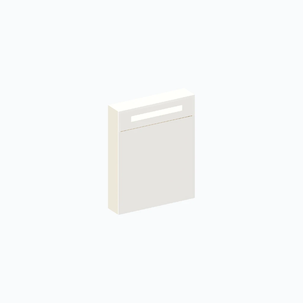 Eumar 5th Avenue vannitoapeegel vannitoakapp F60 (magnolia, glossy) (280-014-82)