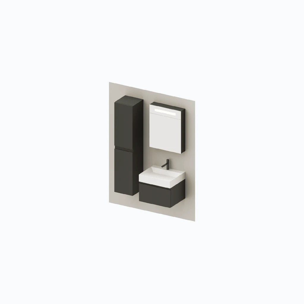 Eumar 5th Avenue set 1 F60 (light grey, matte) (280-014-04)