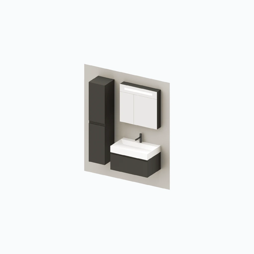 Eumar 5th Avenue set 1 F80 (light grey, matte) (280-015-04)