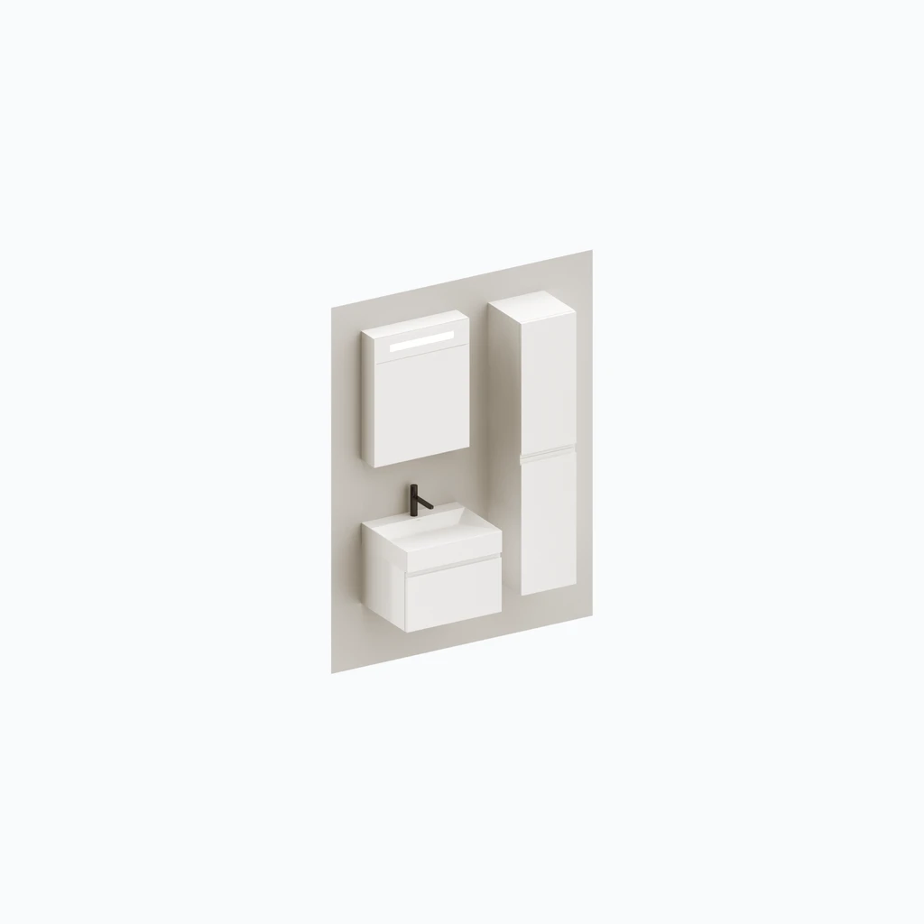 Eumar 5th Avenue set 2 F60 (crystal белый, glossy) (280-014-08)
