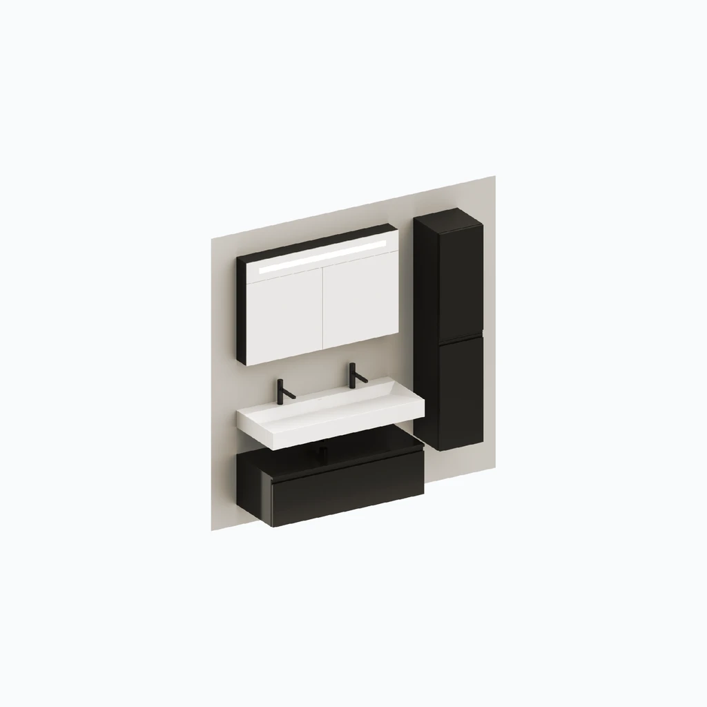 Eumar 5th Avenue set 4 F120-2 (dark grey, glossy) (280-016-16)