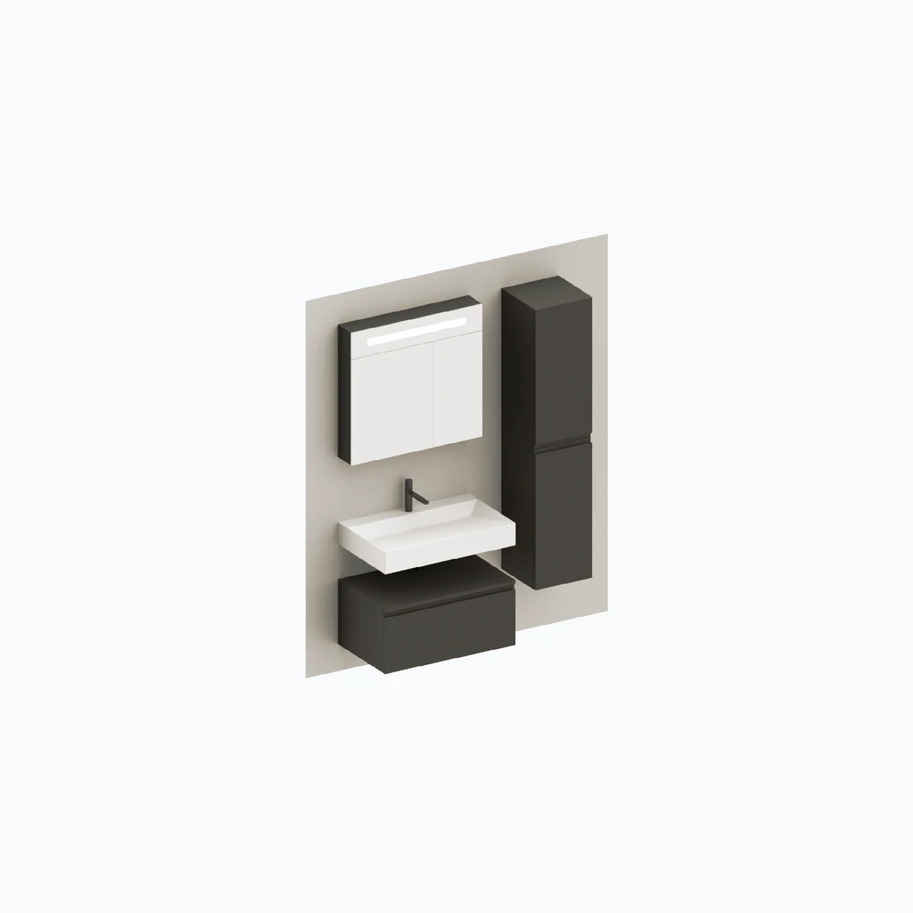 Eumar 5th Avenue set 4 F80 (light grey, matte) (280-015-19)