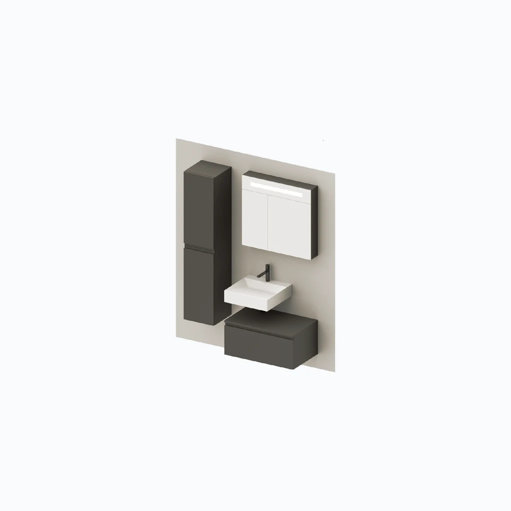Eumar 5th Avenue set 5 F50 (light grey, matte) (280-013-24)
