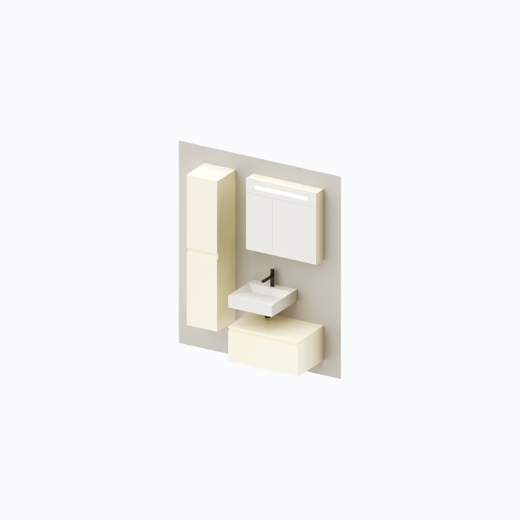 Eumar 5th Avenue set 5 F50 (magnolia, glossy) (280-013-22)