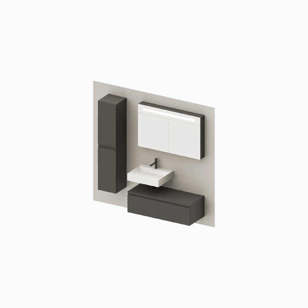 Eumar 5th Avenue set 5 F60 (light grey, matte) (280-014-24)