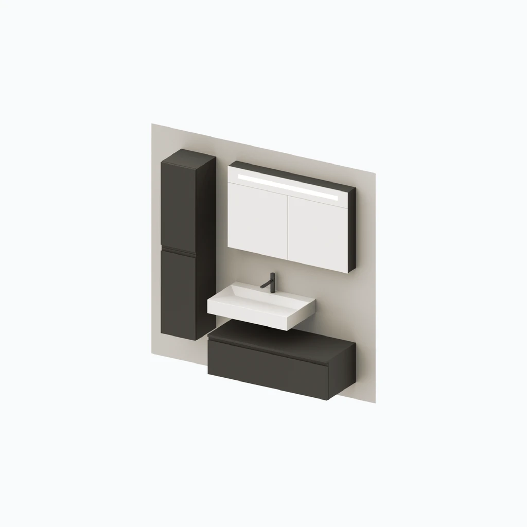 Eumar 5th Avenue set 5 F80 (light grey, matte) (280-015-24)