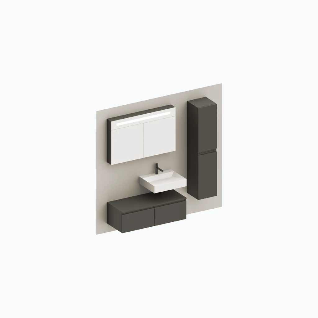 Eumar 5th Avenue set 6 F60 (light grey, matte) (280-014-29)