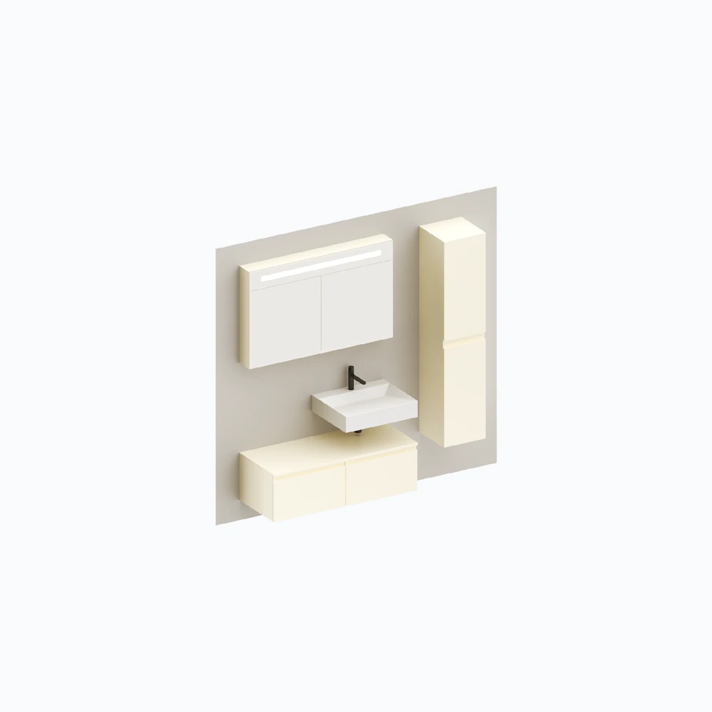Eumar 5th Avenue set 6 F60 (magnolia, glossy) (280-014-27)