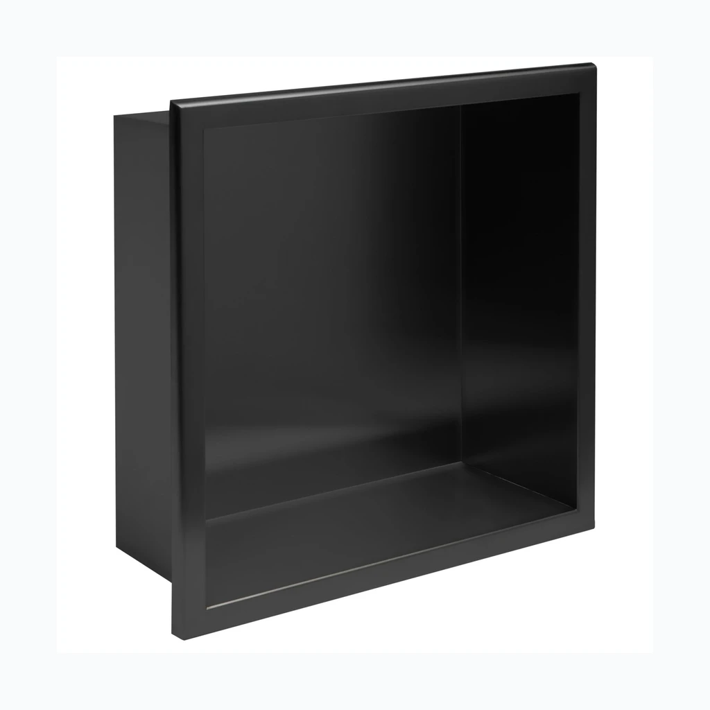 Bathroom shelf 30x30 matte чёрный (REA-05603)