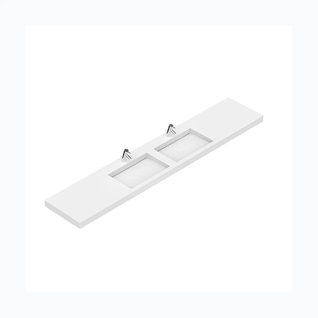 Eumar Carre flexi 2 bowls, h80 max 280 (486-2805-21)