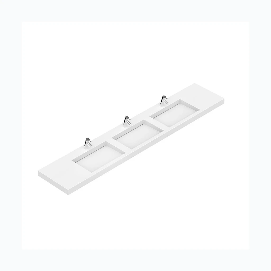 Eumar Carre flexi 3 bowls, h80 max 280 (486-2805-30)