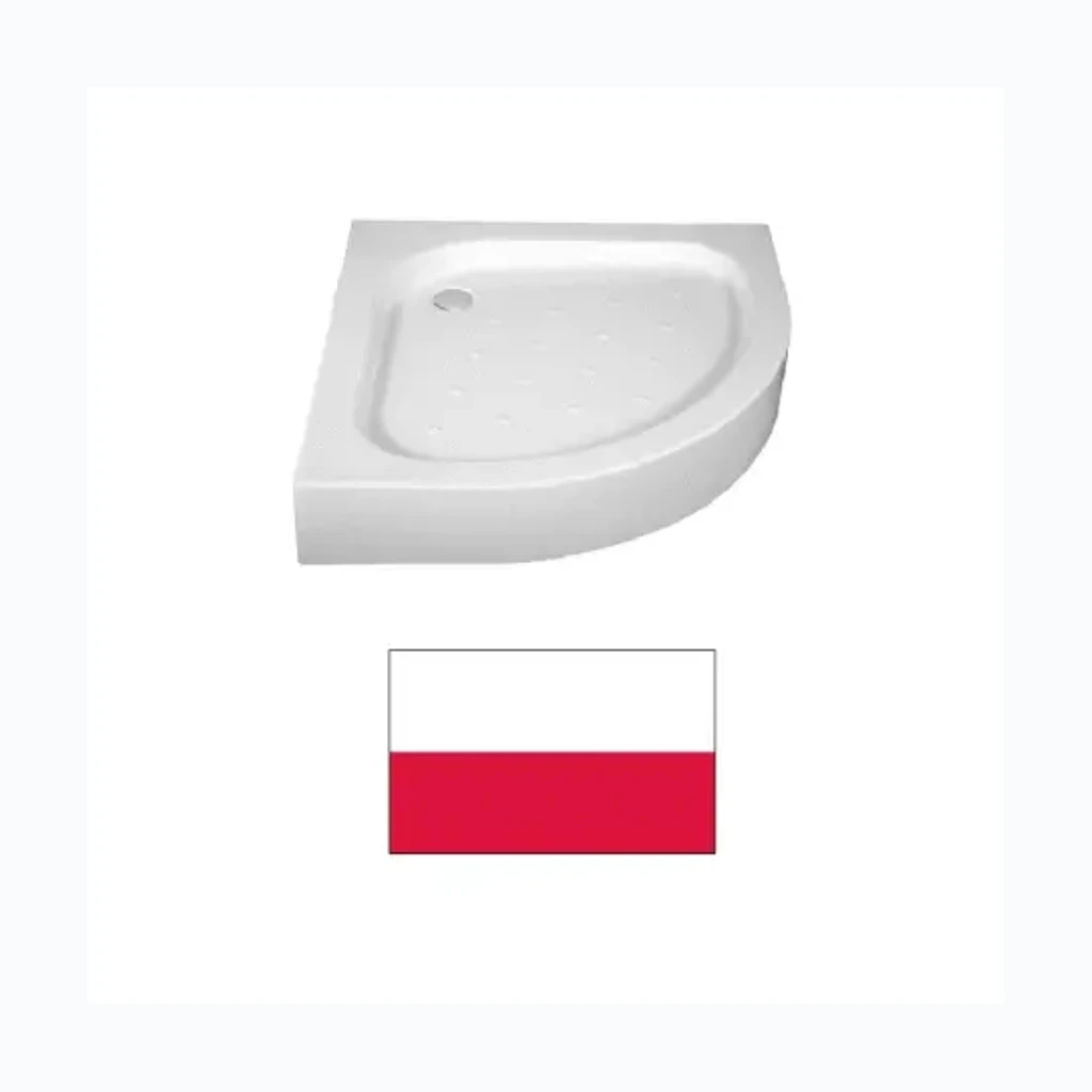 Dušialuse akrüülist 90cm poolrin., FUNKIA (8274053)
