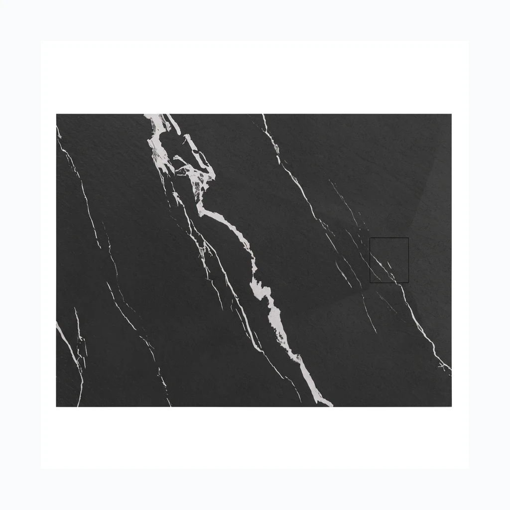 Dušikabiin Magnum CARRARA BLACK 90x120 (REA-K7009)
