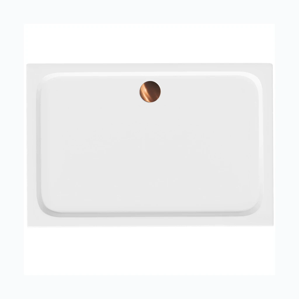 Dušikabiin Rea Belmond White 80x100 Brush Copper (KPL-04372)