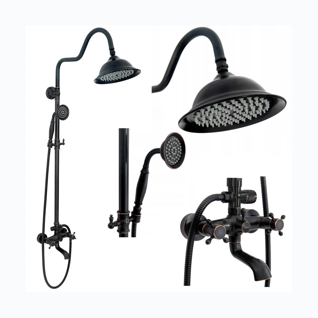 Dušikomplekt dušikausiga Rea Retro Aged Black (REA-P2366)