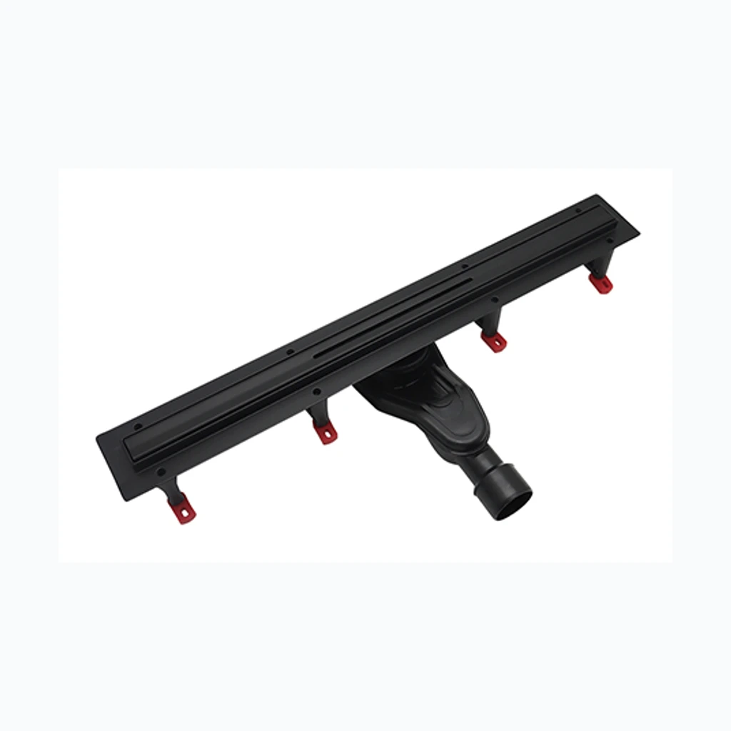 Душевой лоток PRO 900x30 SLIM pööratav kuiva haisulukuga, чёрный матовый (Nordline) (3356225)