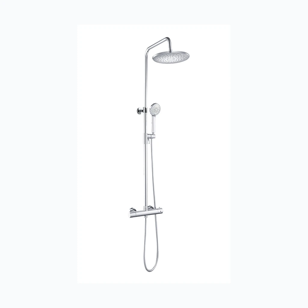 Dušisüsteem FORM kroom, termostaat, Nordline (152972)