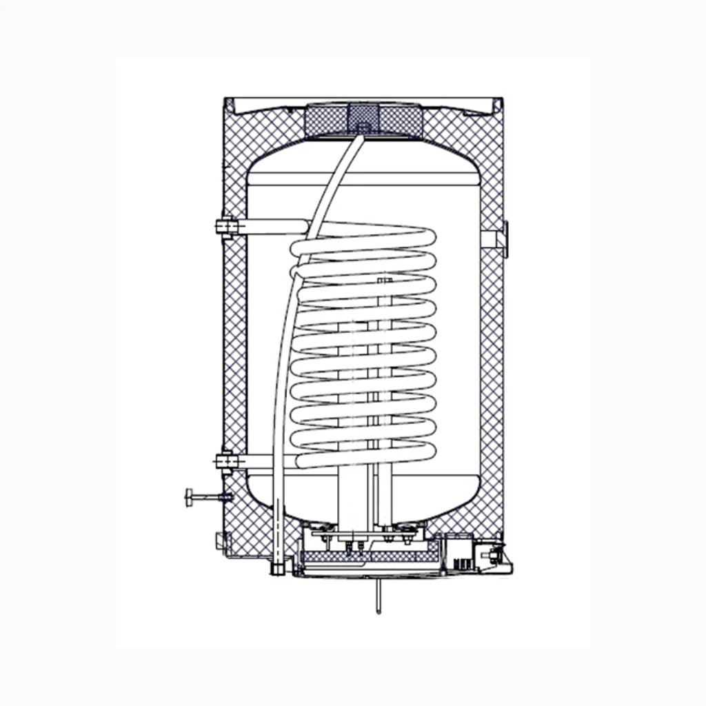 Elektriboiler, 120L, DRAŽICE 2 kW, 230v, X (24132)