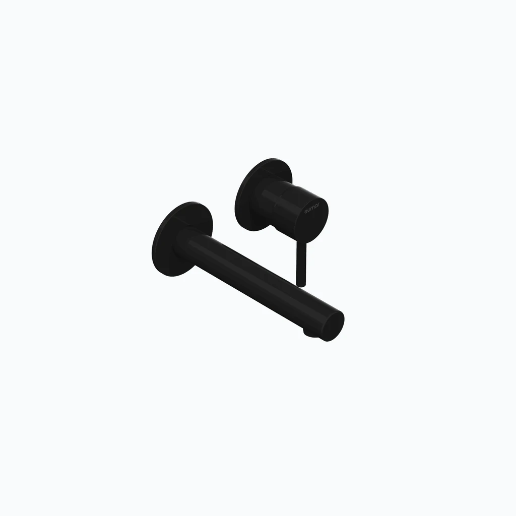 Eumar FLOW 2 W1650 faucet (матовый чёрныйe) (299-31301-02)
