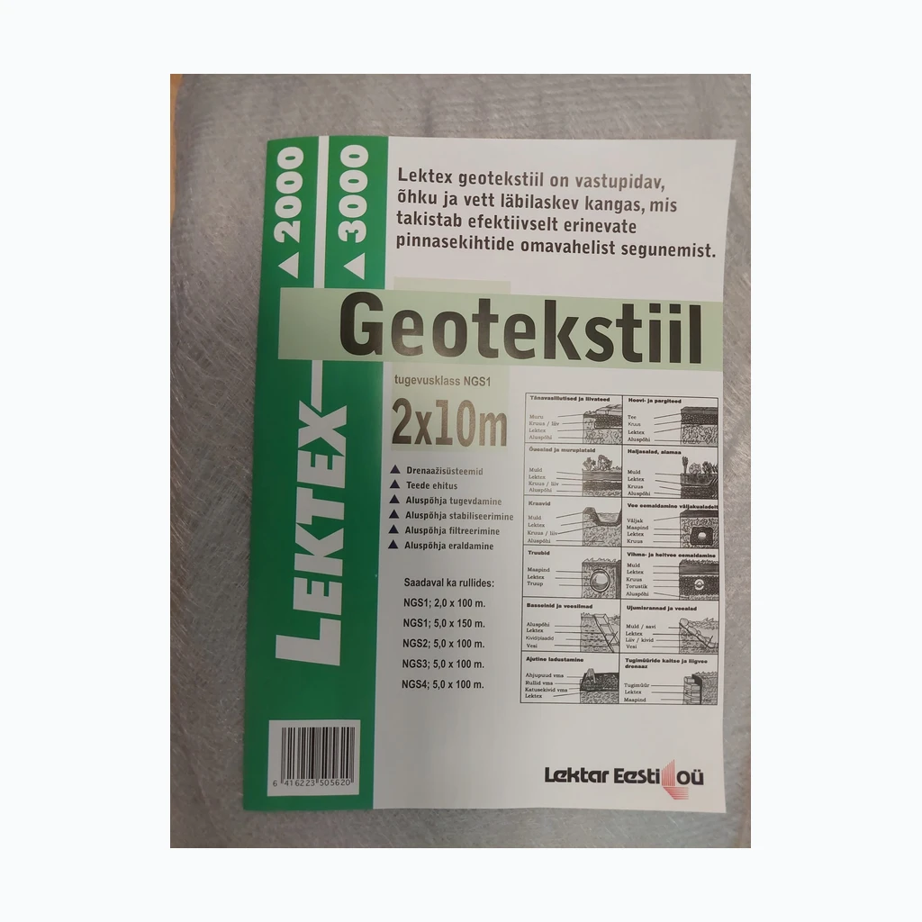Lektex Geotekstiil 2x10m NGS1 90g/m² (22-583303)