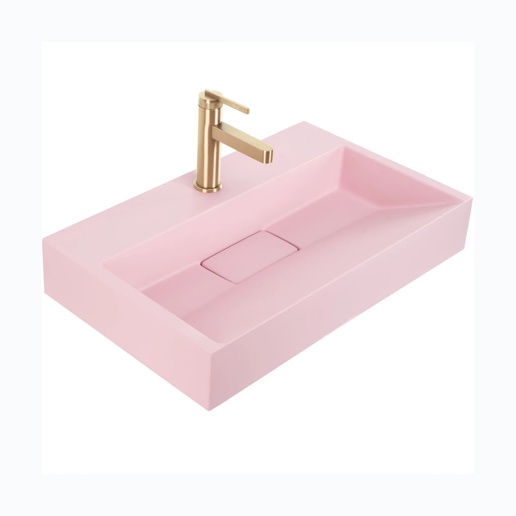 GOYA PINK konglomeraat раковина 60CM (REA-U4411)