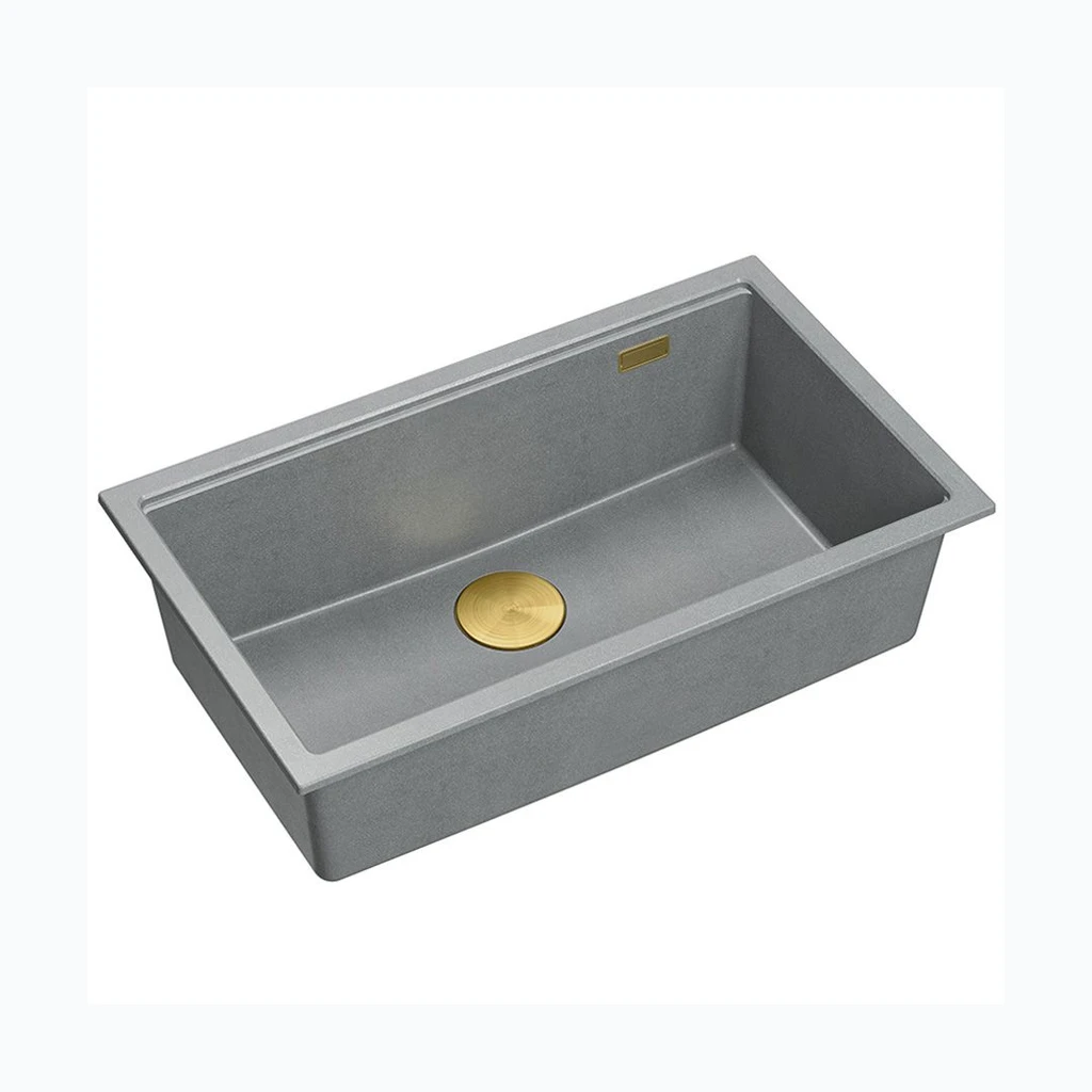 Гранитная раковина Logan 110 Grey Metallic (HQD7644U5_PVDG1_U)