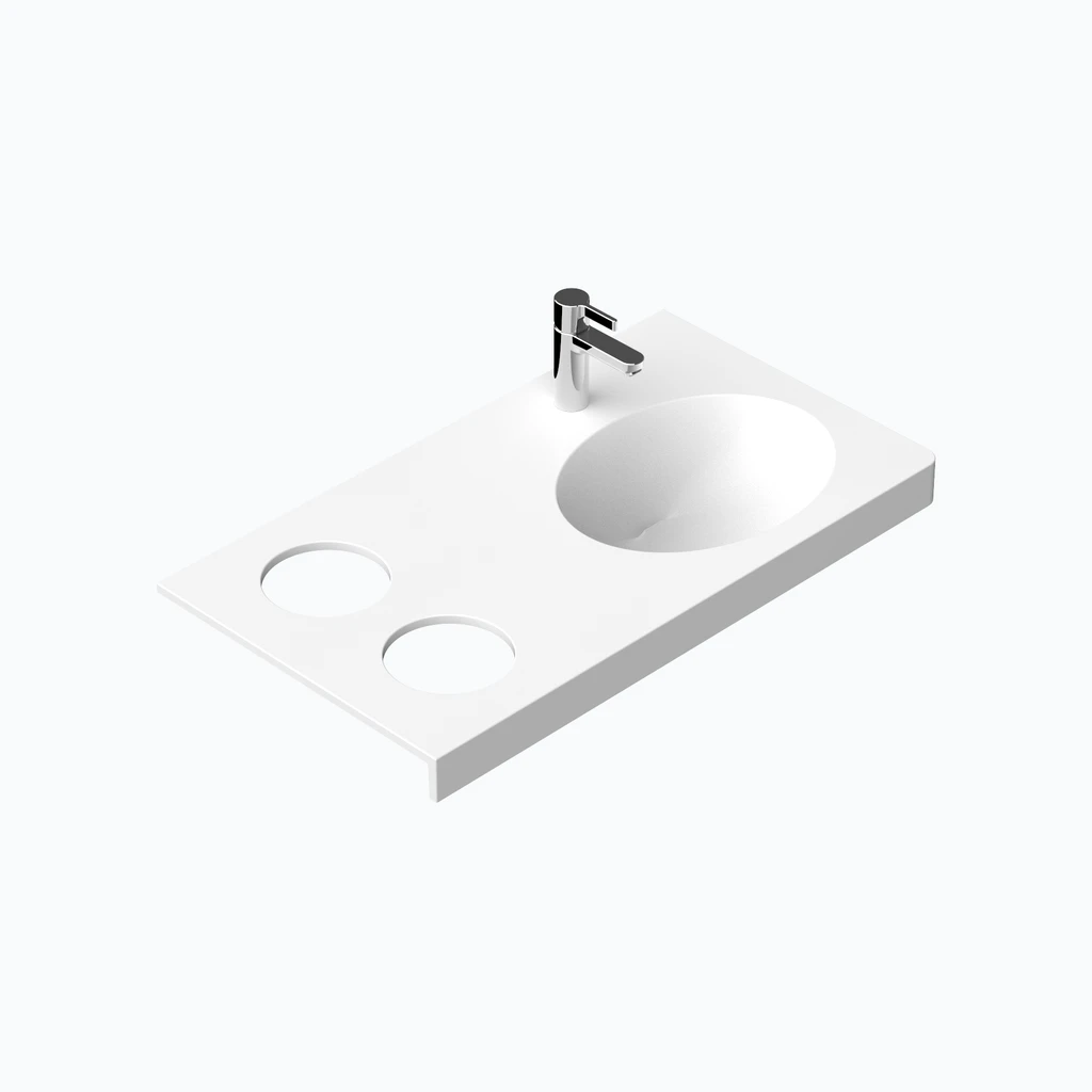 Eumar HygiBowl 2 90r with paper bin openings (487-0905-90)