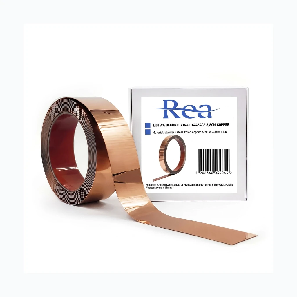 Isekleepuv dekoratiivliist Rea P14454CF 3,8cm Copper (HOM-09971)
