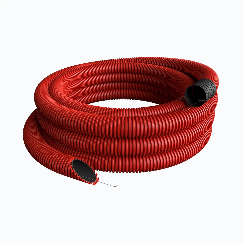 Evopipes Kaablikaitse EVOCAB FLEX 90 punane 450N 50m (20-570090)