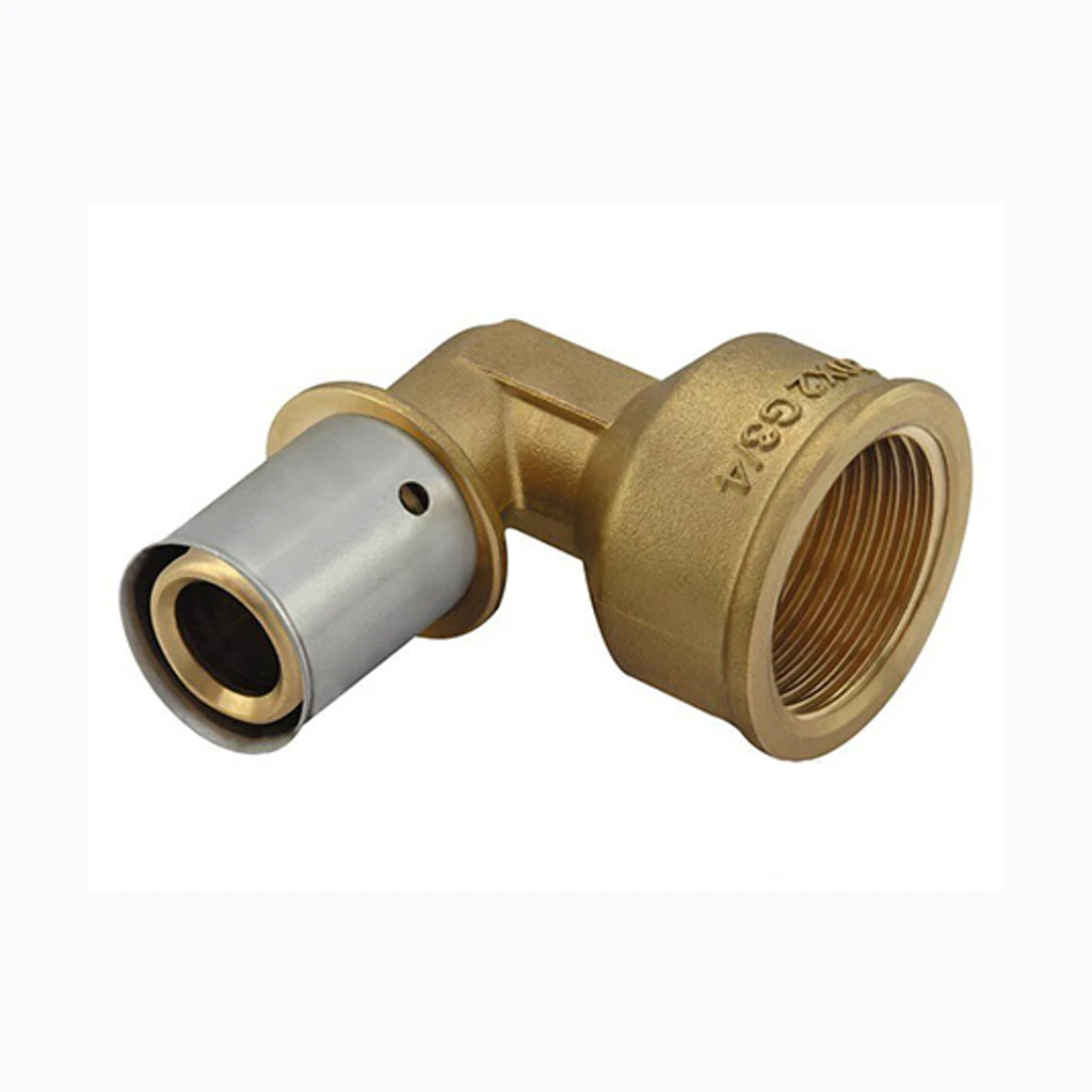 KAN-therm Угольник (отвод) press 32 x 1" SK (432352)