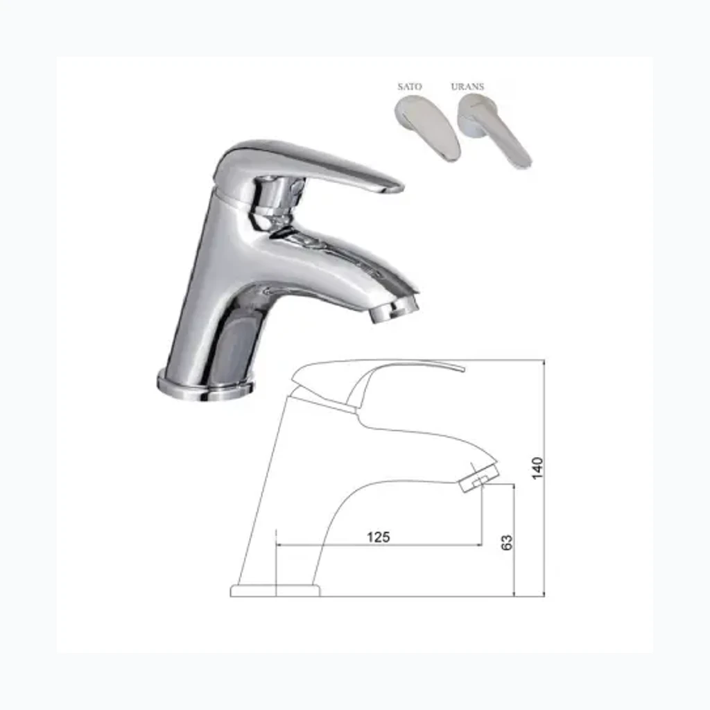 Keraamiline valamusegisti MG-3263, SATO (7102166)