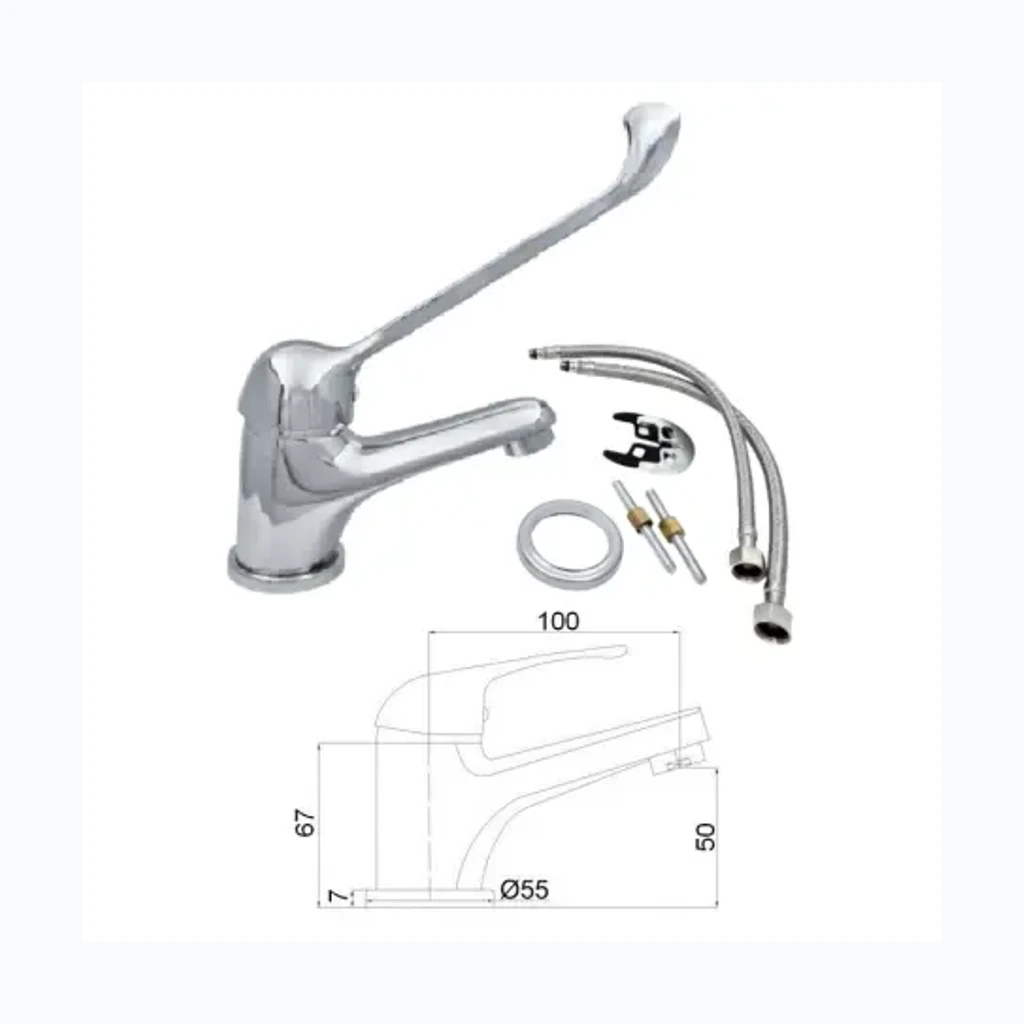 Смеситель для керам.раковины MG-6260 MED, MED (7104004)