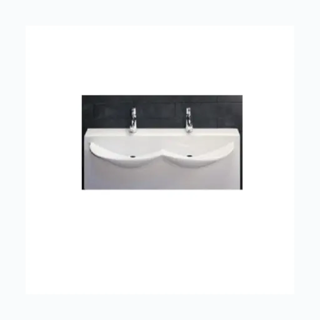 Сифон двойной для керамич. раковины 795, WALL TWIN (8640003)