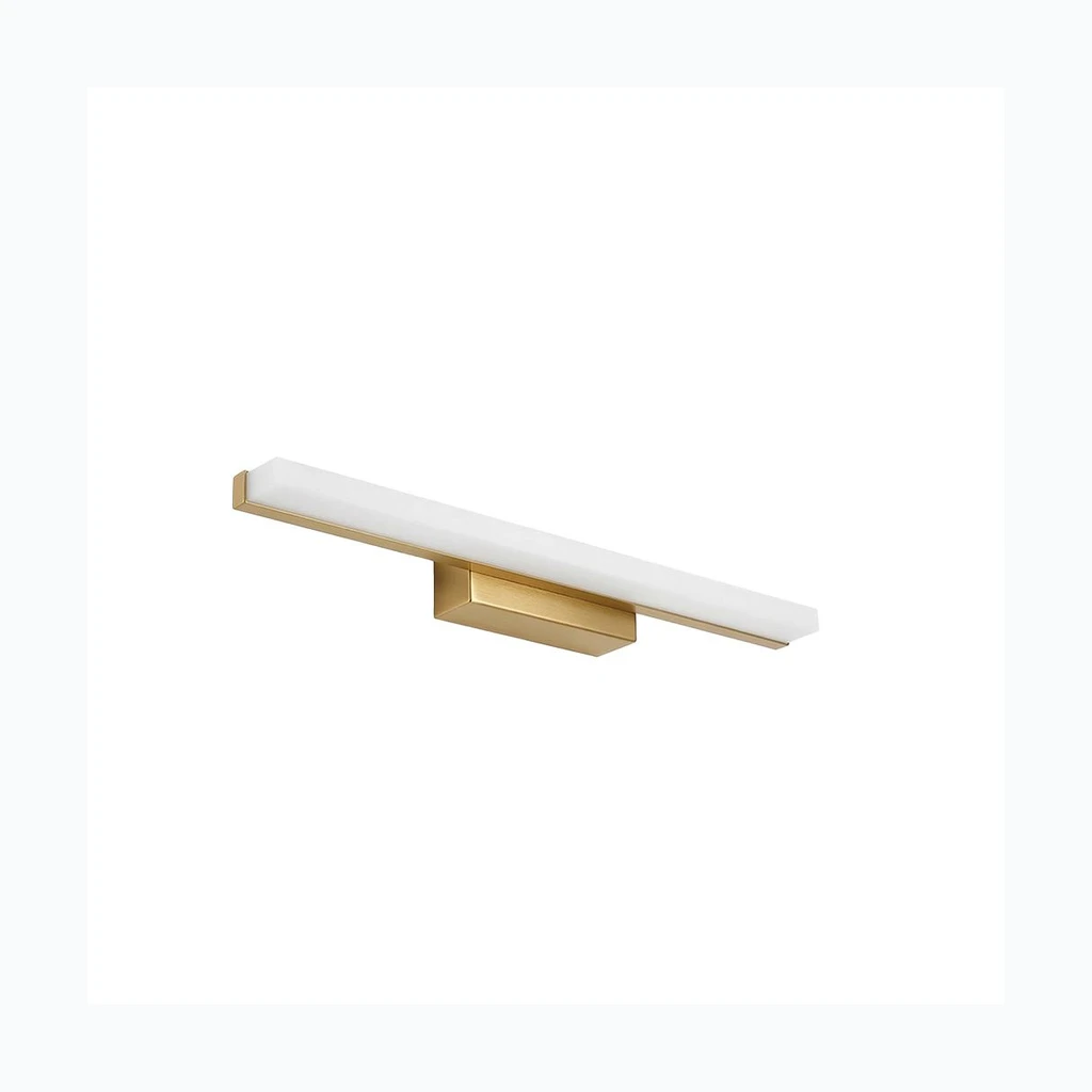 KINKIET ŁAZIENKOWY LED 42CM APP1851-1W BRUSH GOLD (OSW-66005)