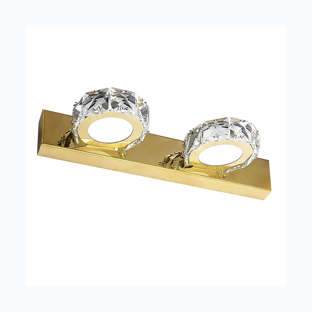 KINKIET ŁAZIENKOWY LED APP1937-2W GOLD (OSW-66071)
