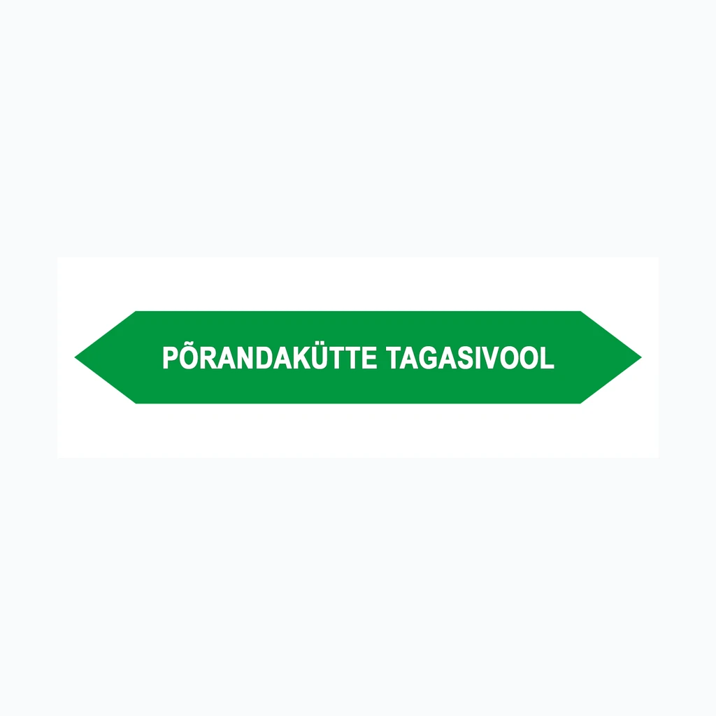 Kleebis “Põrandakütte tagasivool”, 16tk (71-18104)