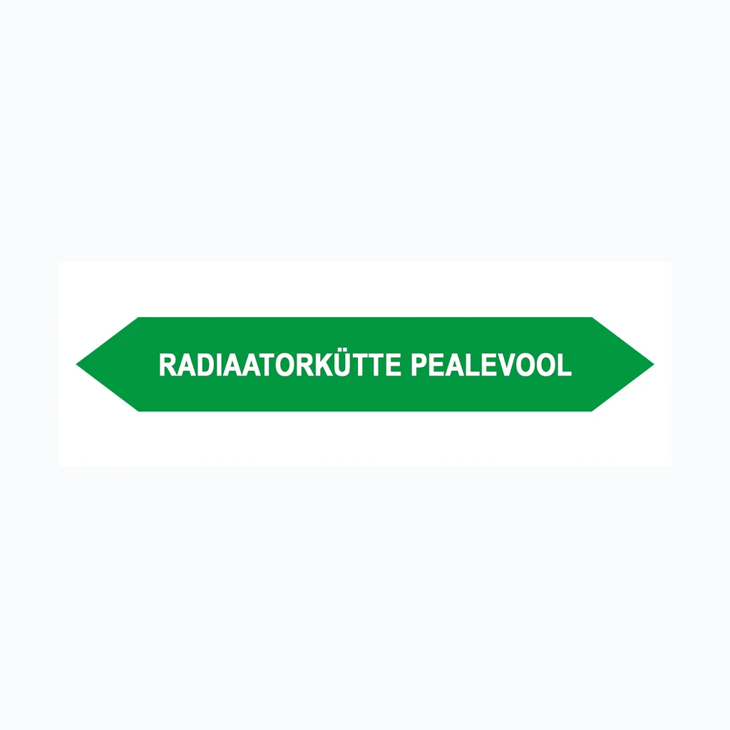Kleebis “Radiaatorkütte pealevool”, 16tk (71-18105)