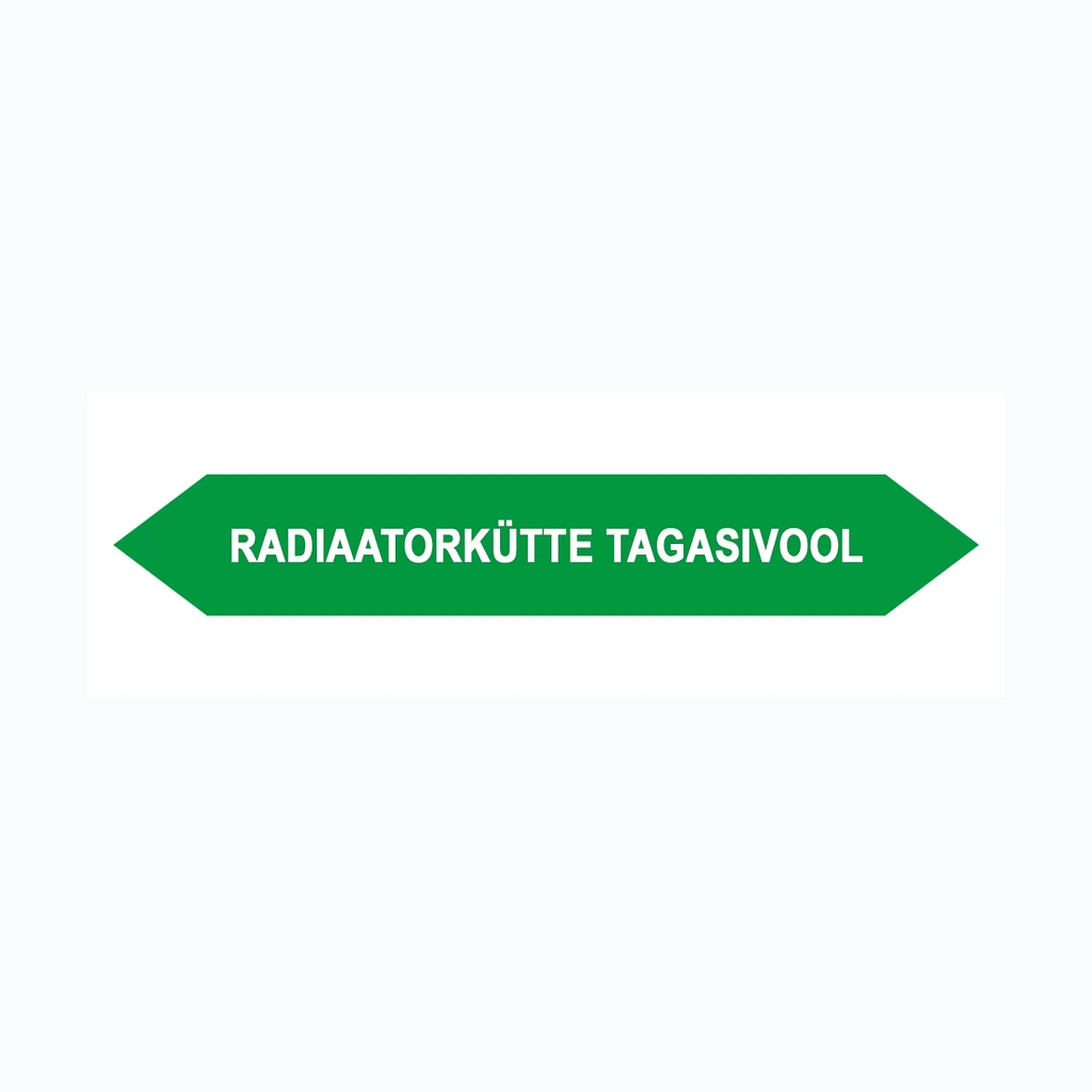 Kleebis “Radiaatorkütte tagasivool”, 16tk (71-18106)