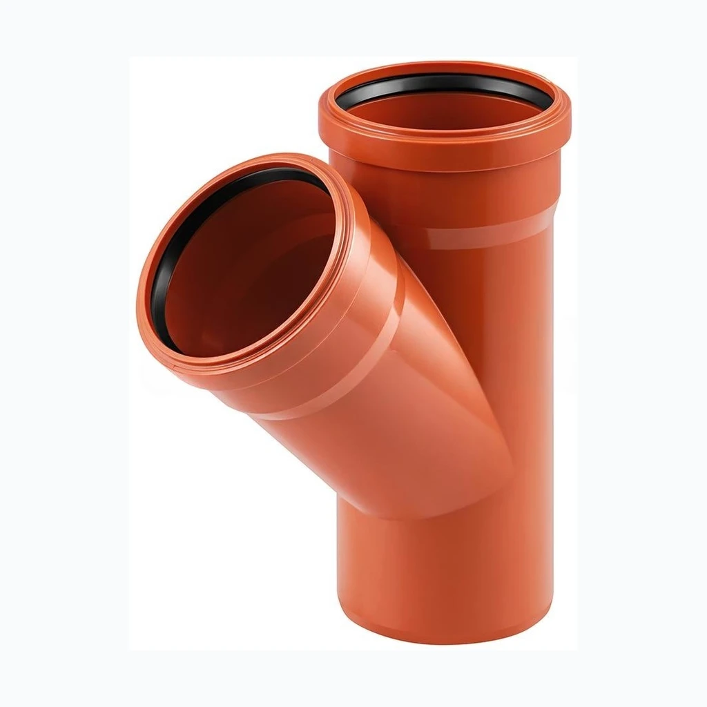 Magnaplast Тройник 200×110/45° KGEA PVC (25-20109)