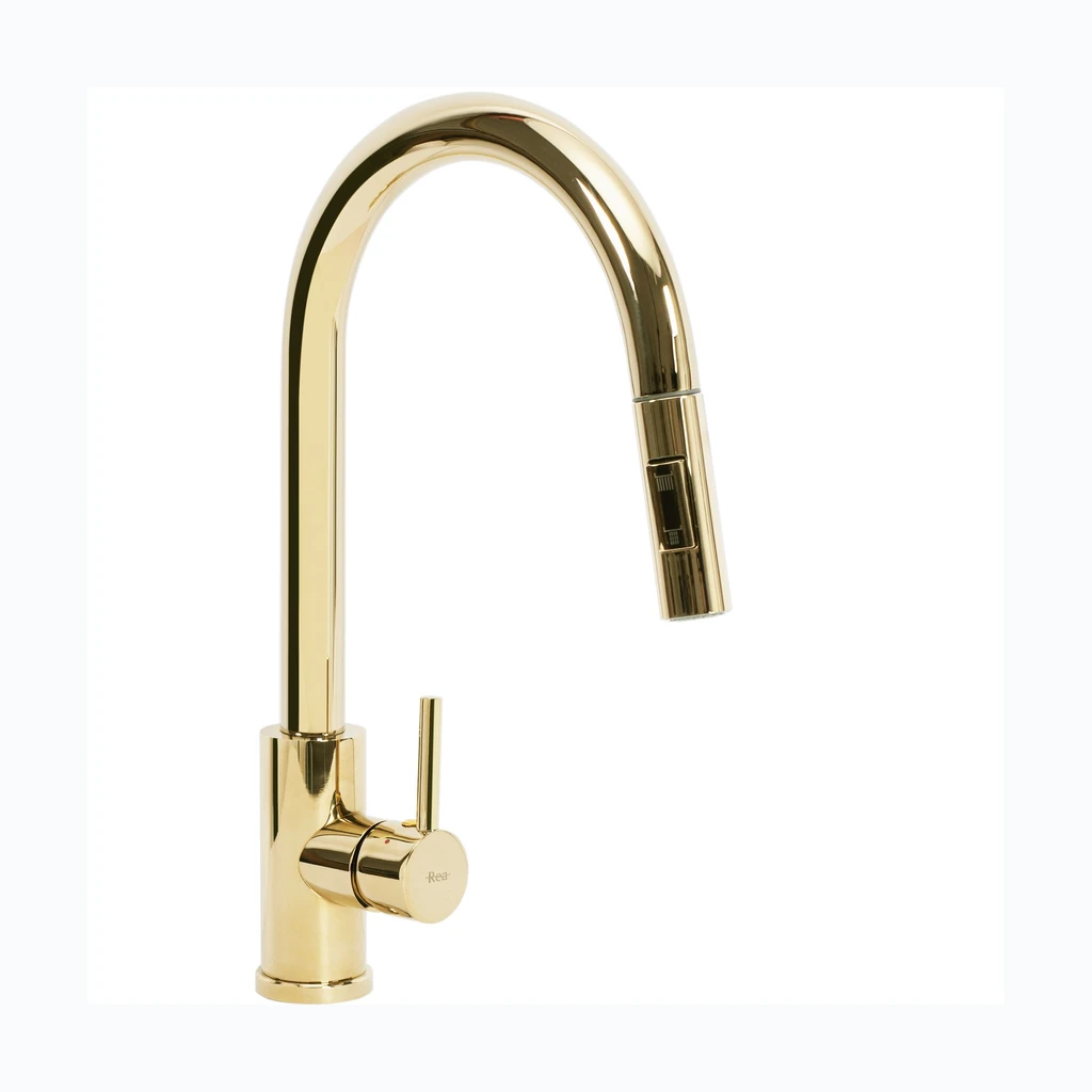 Кухонный смеситель Rea Fresh gold (REA-B0669)