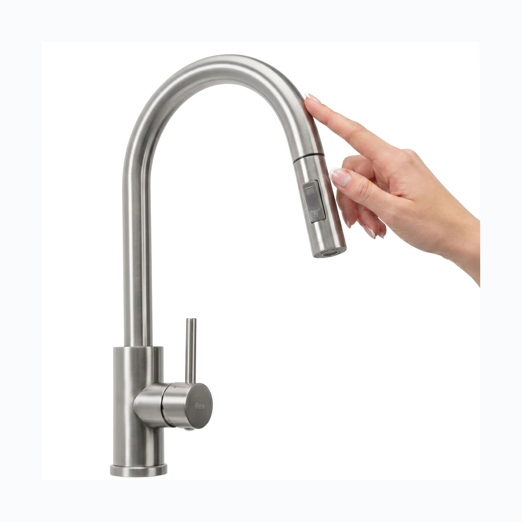 Köögisegisti Rea Fresh Touch Brush Nickel (REA-B6735)