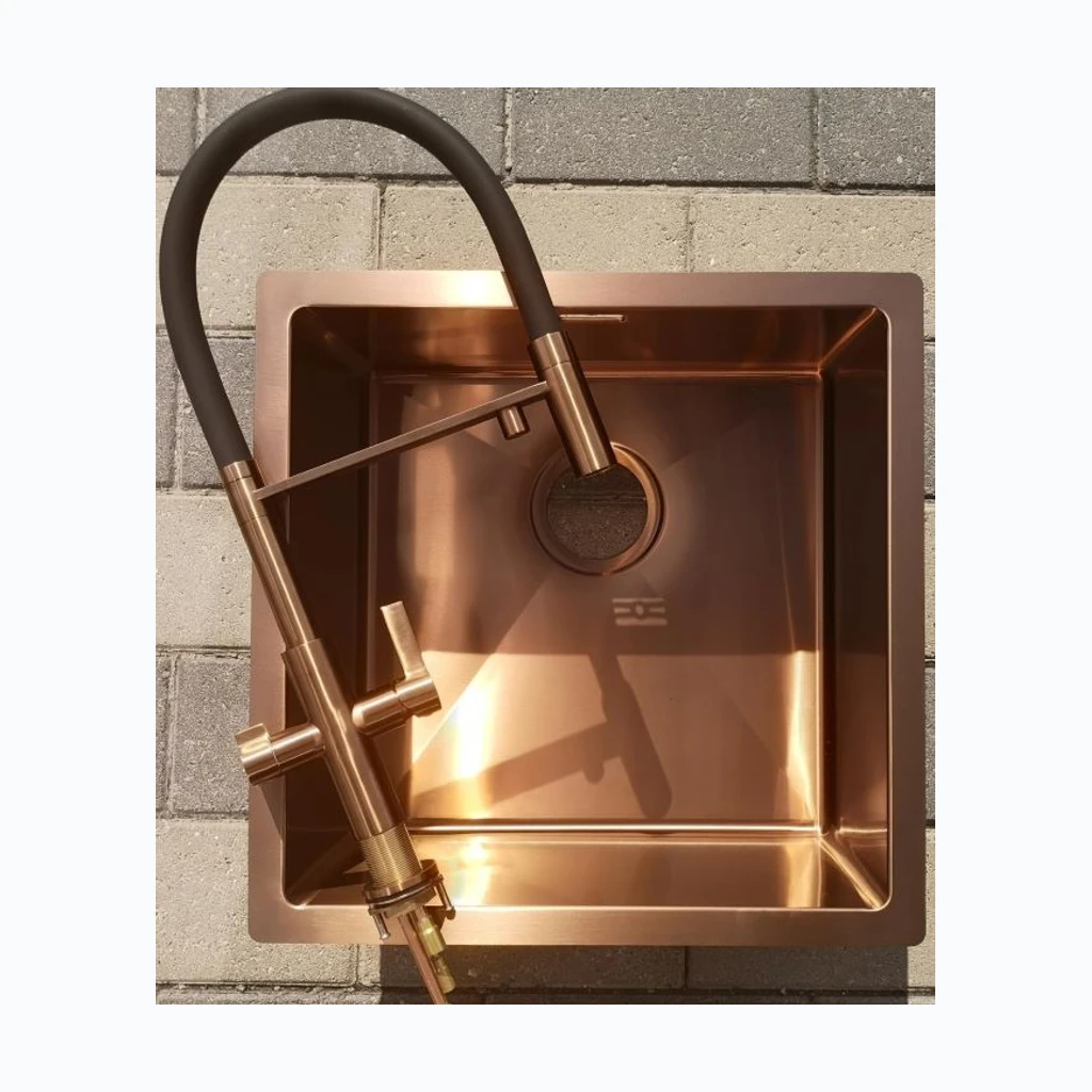 Кухонная мойка + смеситель 2in1 комплект, Copper 450x45 (KTS-2464)