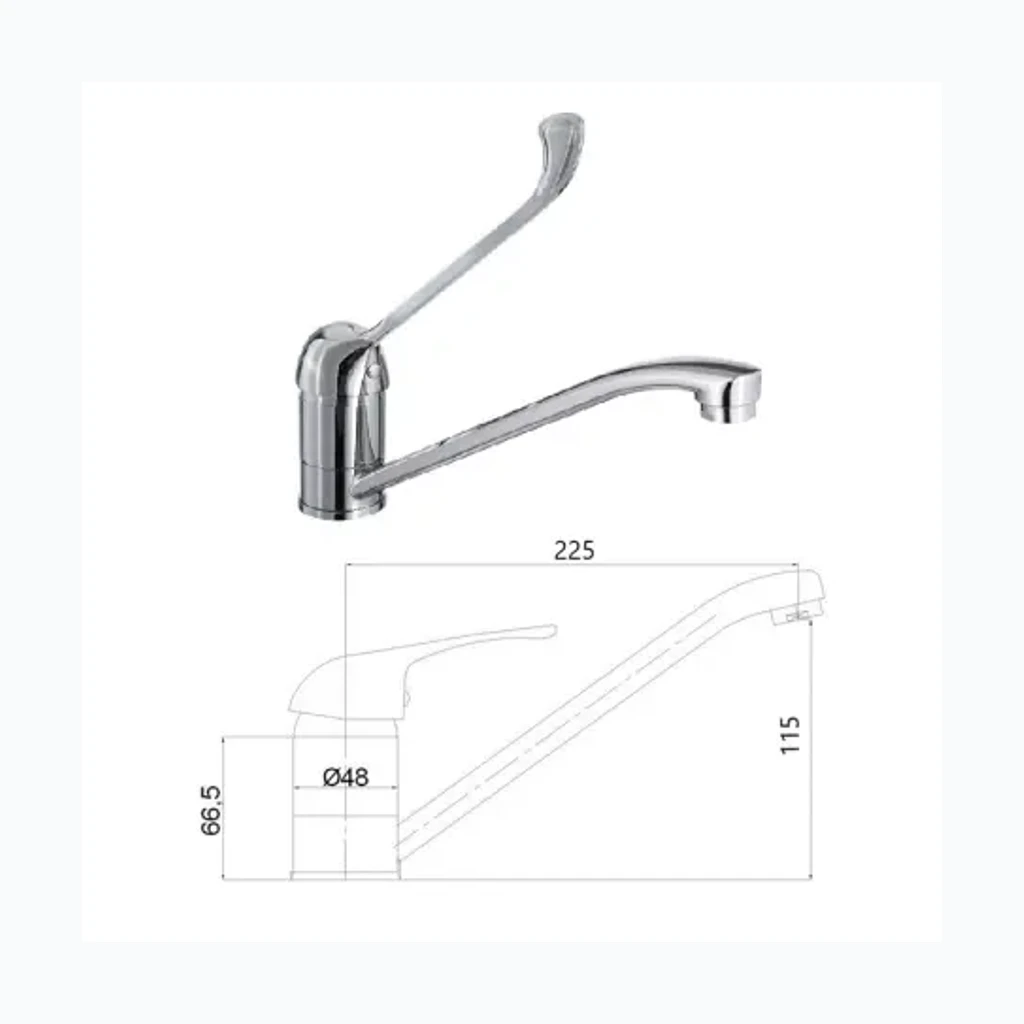 Кухонный смеситель MG-6250 MED, MED (7104005)