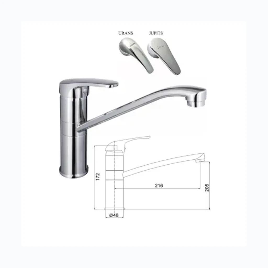 Köögivalamu segisti MG-6252 3/8, URANS (7103187)