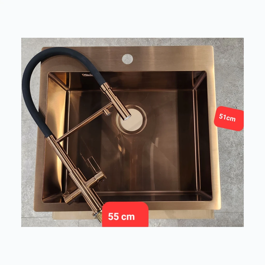 Köögivalamu + segisti Soifos 2in1 komplekt, Copper (KTS-2422)