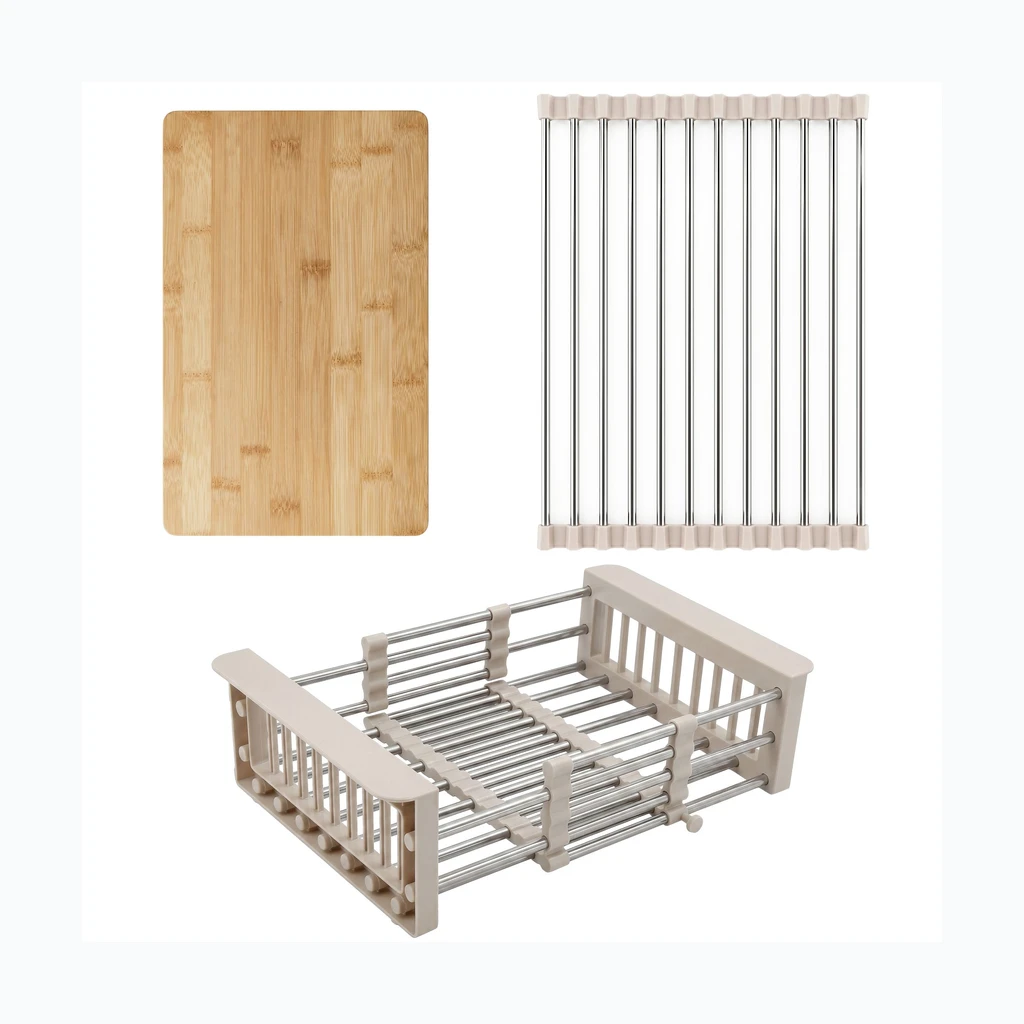 Köögivalamu tarvikute komplekt 3-osaline REA Beige (KPL-09975)