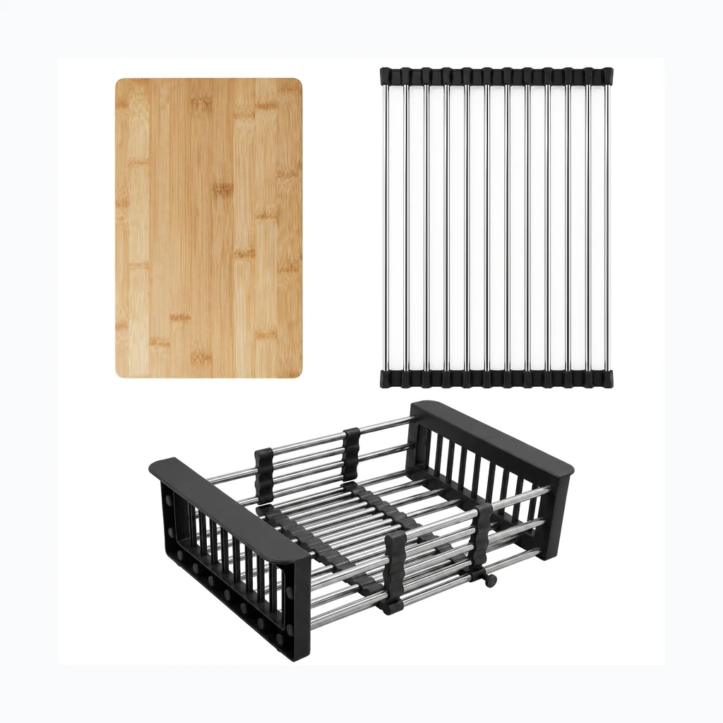 Köögivalamu tarvikute komplekt 3-osaline REA Black (KPL-09973)
