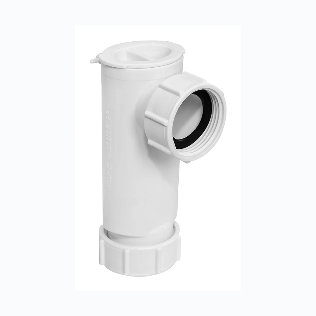 Kuiv sifoon 1 1/4"-Ø32, plastik, valge McAlpine (Nordline) (330921)