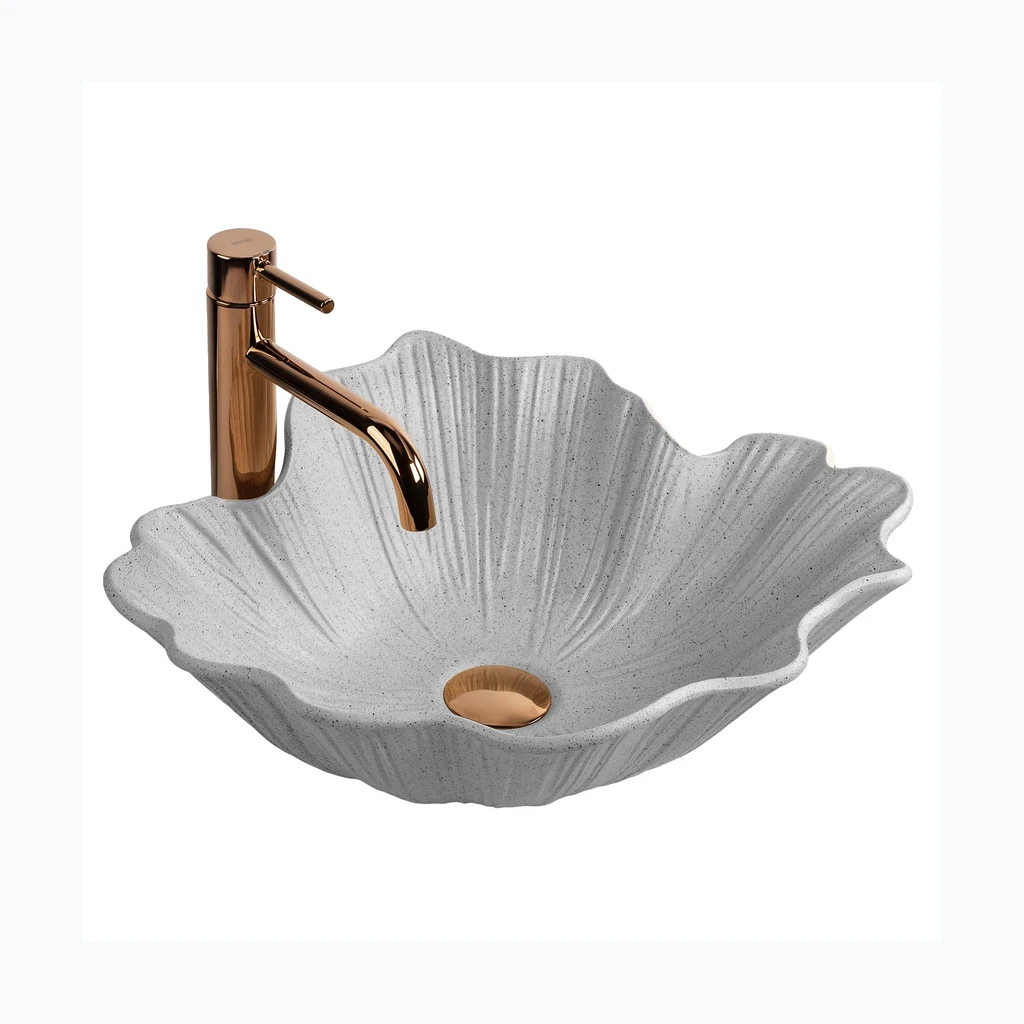 Lauapealne умывальник Rea Flower Grey (REA-U7885)